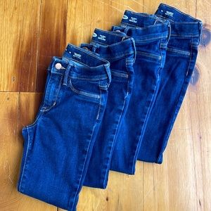 Four pair of girls jeans, Old Navy, size 10